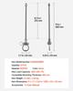 Swing Hangers, 6 Pack Heavy Duty Swing Brackets, 386 kg Each Load Capacity, Smooth Bearing, Stainless Steel Hangers, Ideal for Hammocks Playground
