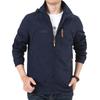 Spring Trend Jacket Hooded Trench Coat Outdoor Loose Breathable Casual Tooling Top Jacket