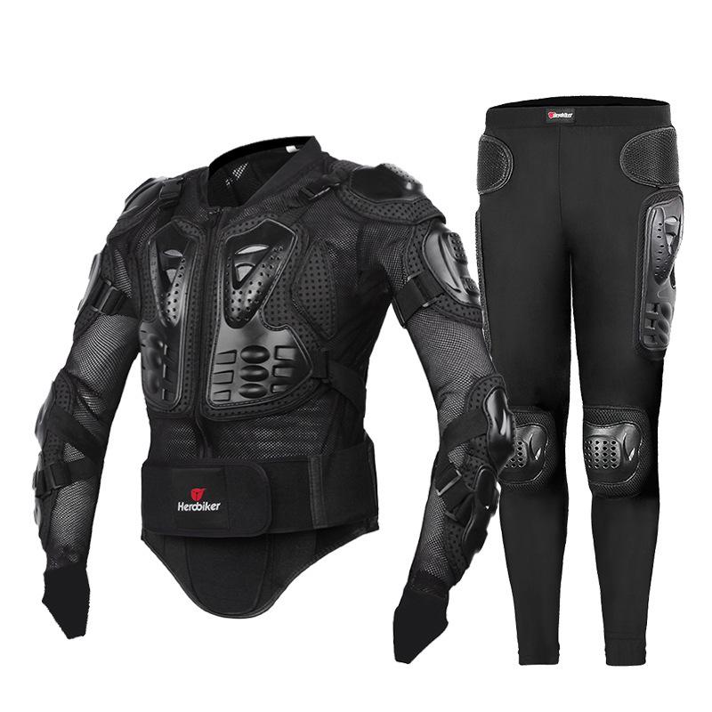 Motorcycle Off-Road Protective Armor: Leg Guards, Elbow Pads, Chest & Neck Protector