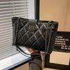 Rhombus Chain Bag Women's Large-capacity New Casual Shoulder Messenger Bag Commuter Tote Bag