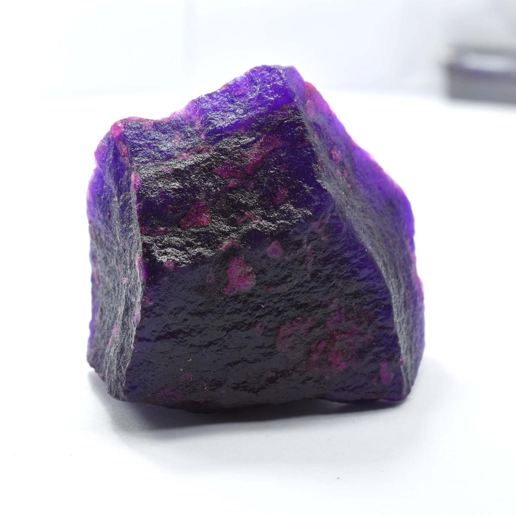 Natural Tanzanite Uncut Rough Purple 123.03 Ct CERTIFIED Gemstone Huge Size