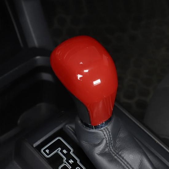 For Toyota Tacoma 2016- ABS Red Interior Gear Shift Knob Head Cover Trim Cap