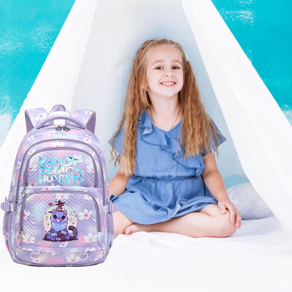 Large-capacity Backpack For Primary And Secondary School Students, Cartoon Shoulder Bag And Pencil Case For Children