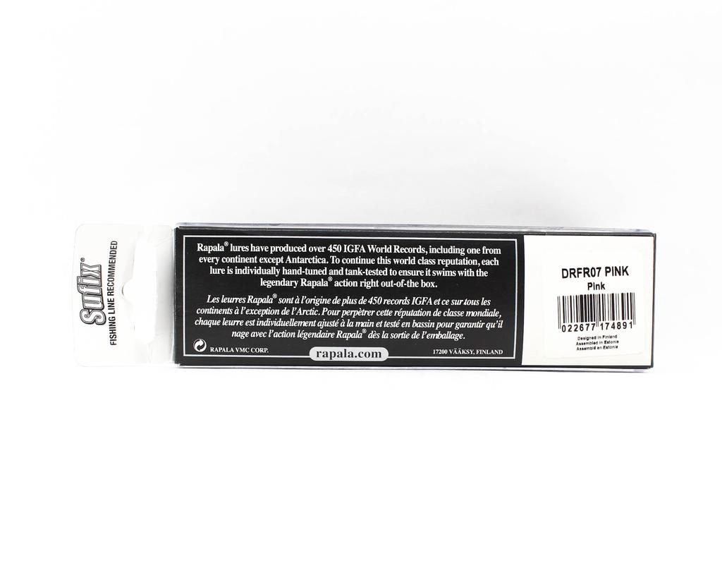 Rapala Deep Down Rattling Fat Rap Floating Lure DRFR07/PINK (4891)