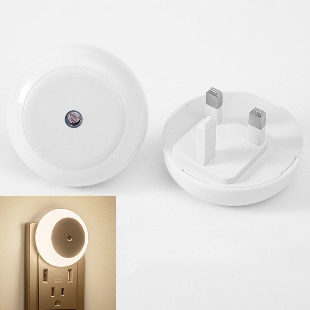 EU UK Plug Sensor Control Lamp Energy Saving Motion Sensor Light Plug In Night Lamp  Bedroom