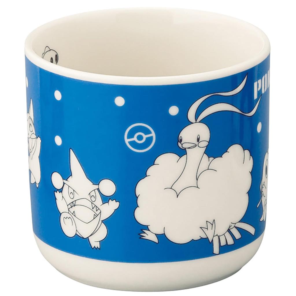 Yamaka Shoten Large 9 x Dragon Pokemon Type Series "Pokemon" Mug, Approx. 8cm, 350ml, Design, Merchandise, Tableware, 3, Blue, PM272-11