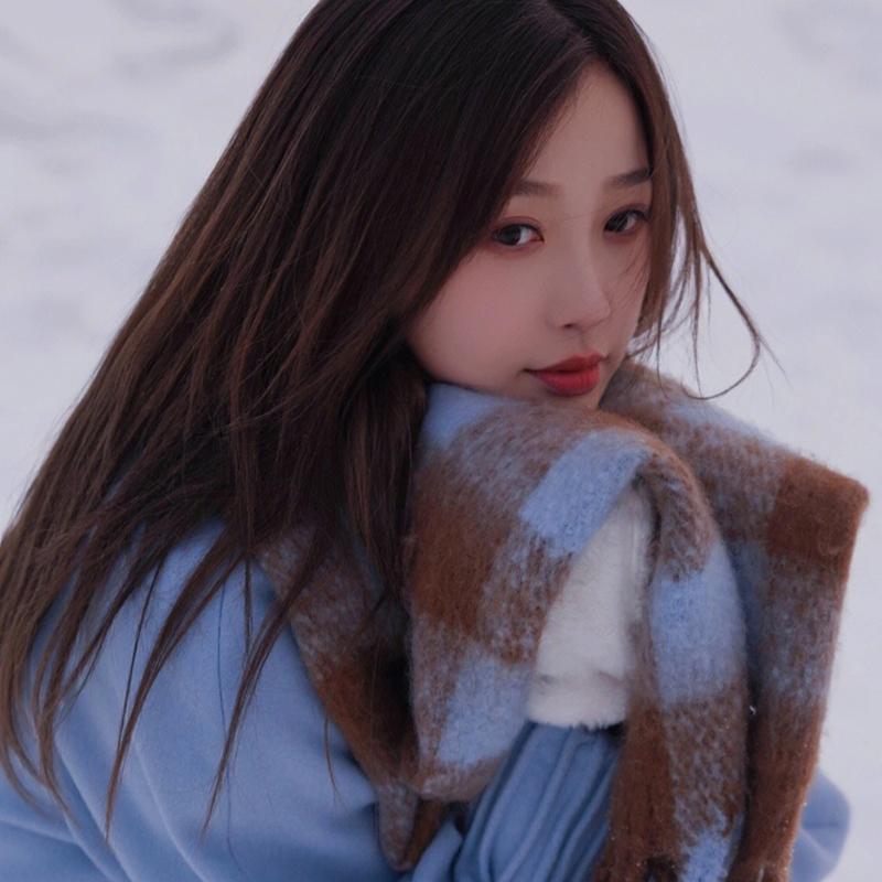 Winter Scarf For Women Cashmere Warm Plaid Pashmina Blanket Wraps Female Thick Soft Bufanda Big Tassel Shawl Long Poncho Echarpe