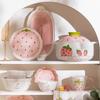 Strawberry Ceramic Dinnerware & Casserole Set