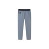 Anta Plain Mid-Waist Drawstring Straight Casual Pants Men Bottoms Light-Gray 152427329-3