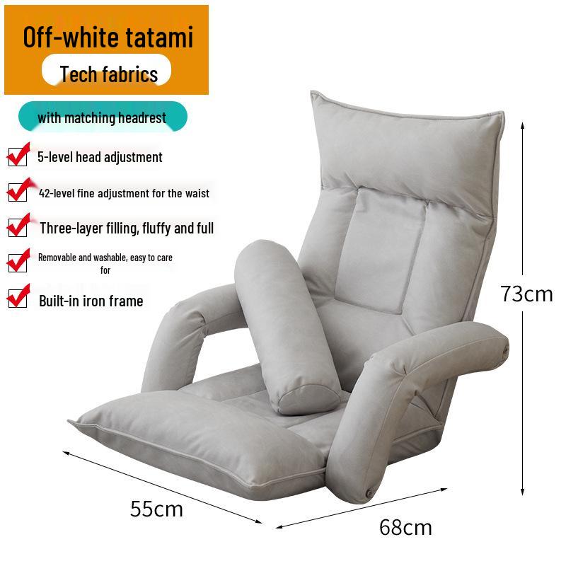 Convertible Balcony Tatami Recliner Chair – Dormitory Sofa Bed for Relaxation