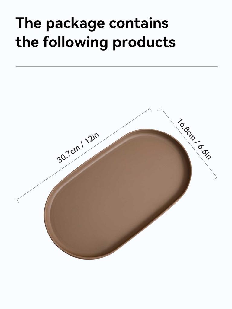 Oval Dinner Plate Microwave Safe Snack Fruit Plates Multifunctional Tableware Dessert Serving Tray Kitchen Dishes