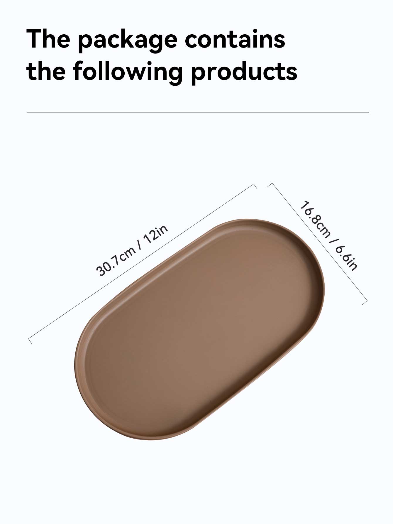 

Plastic Oval Food Serving Tray Reusable Dessert Tray Snack Plate Kitchen Organizer Multi-functional Large Capacity Storage Tray хаки