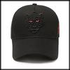 Baseball Hat Tiger Brim Unique Animal Cap Stylish Fashionable Cool CZ009 [White Fang] Men's (Black)