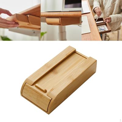 Under Desk Drawer Hidden Sturdy Slide Out Durable Large Capacity Pencil Tray Storage