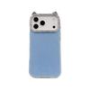 Korean and Japanese Style Solid Color Glitter Case Compatible with iPhone 16 Pro Max Phone Case Apple 17 Rhinestone Lens Case 14/15
