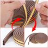 5M/10M Door Window Seal Strip DIEP Self-adhesive Acoustic Foam Sealing Strip Tape Insulation Windproof Rubber Weatherstrip