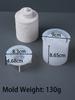 Round Relief Candle Jar Silicone Mold DIY Christmas Ornament Snowflakes Elk Storage Box Making Plaster Resin Vase Craft Molds