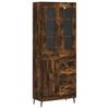 Highboard Smoked Oak 69.5 x 34 x 180 cm Wood Based Panel