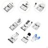 Home Sewing Machine Presser Feet Set Overlock Foot Edge Stitch Sturdy Accessories Metal