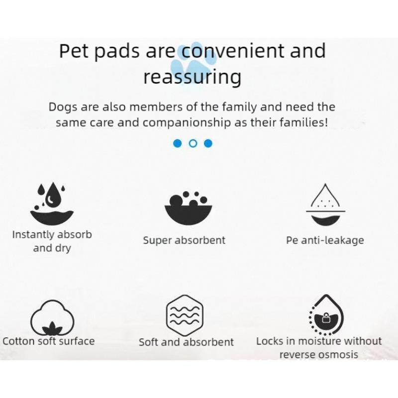 Super Absorbent Disposable Puppy Pee Pads - Leak-Proof Training & Incontinence Pads for Dogs, Large Washable Liners for Crates, Beds & Floors