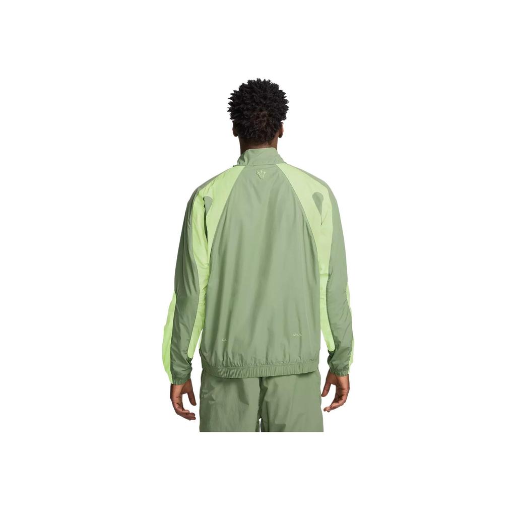 Nike X Nocta Nocta Collaboration SS24 Logo Stand Collar Casual Sports Jacket Men Outerwear Oil-Green FN7666-386