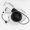 Elektrický ventilátor na gril s USB připojením 5V2A 2650RPM Nastavitelný pro pikniky a venkovní grilování