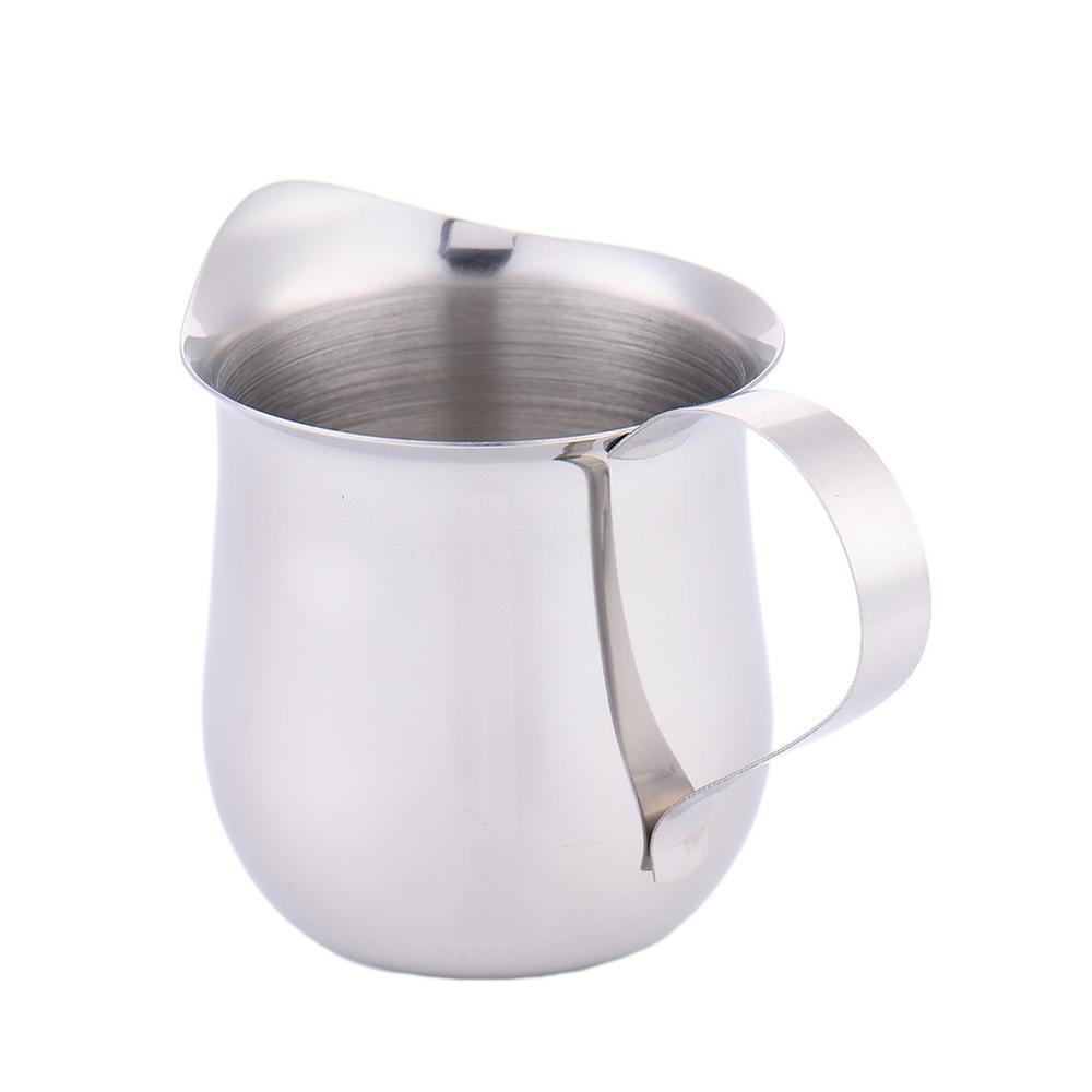 Stainless Steel Milk Frothing Jug Milk Cream Cup Coffee Creamer Latte Art Pitcher With Spout Durable Kitchen Coffee Accessories