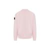Stone Island Ss24 Logo Print Distressed Crewneck Sweatshirt Men sweatshirt Pink 801566060V-0180