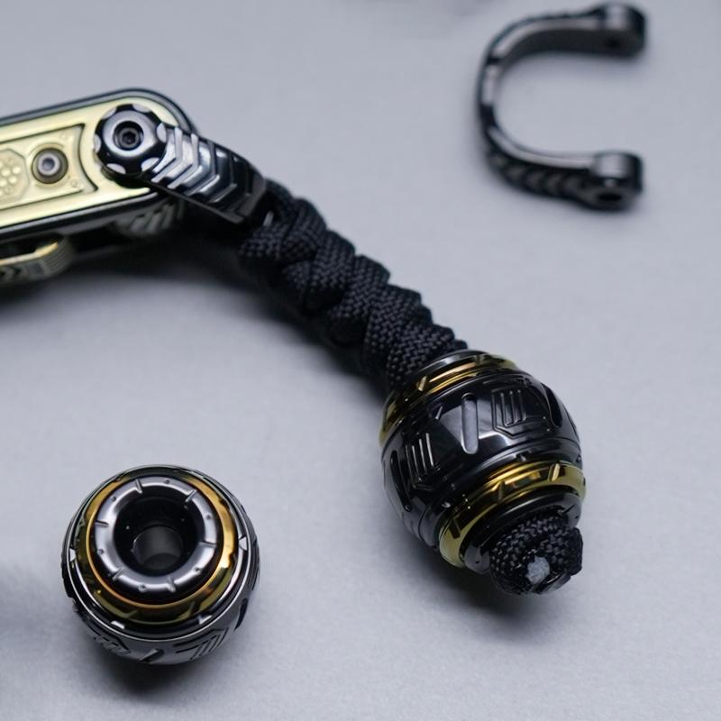 SEKI Cyber Core Cordino con Ciondolo Perla Giocattoli per Alleviare lo Stress Multi EDC Moda Gioco Fidget Spinner Disponibile Originale
