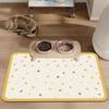 Pet Cat Feeding Mat - PVC Waterproof, Non-stick, Hair/Bite Resistant, Splash-Proof