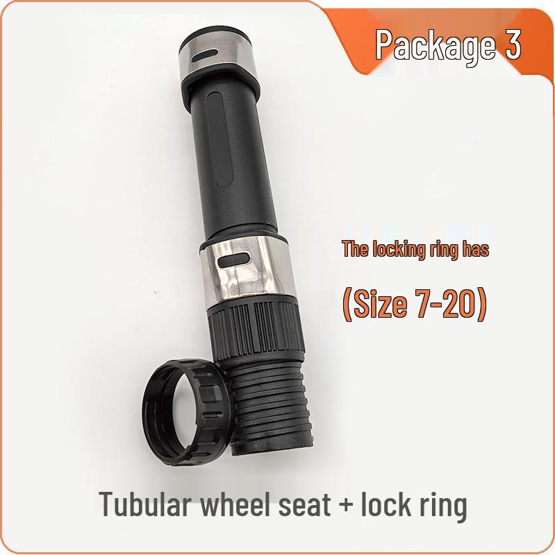 Stainless Steel & Plastic Fishing Reel Seat Holder for DIY Rod Modification