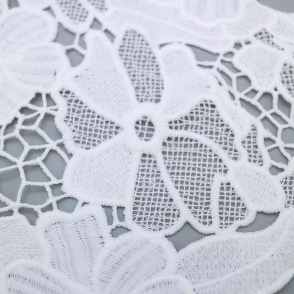 Water-Soluble Milk Silk Embroidered Lace, Barcode Lace Clothing Accessories, Curtain Decorative Lace