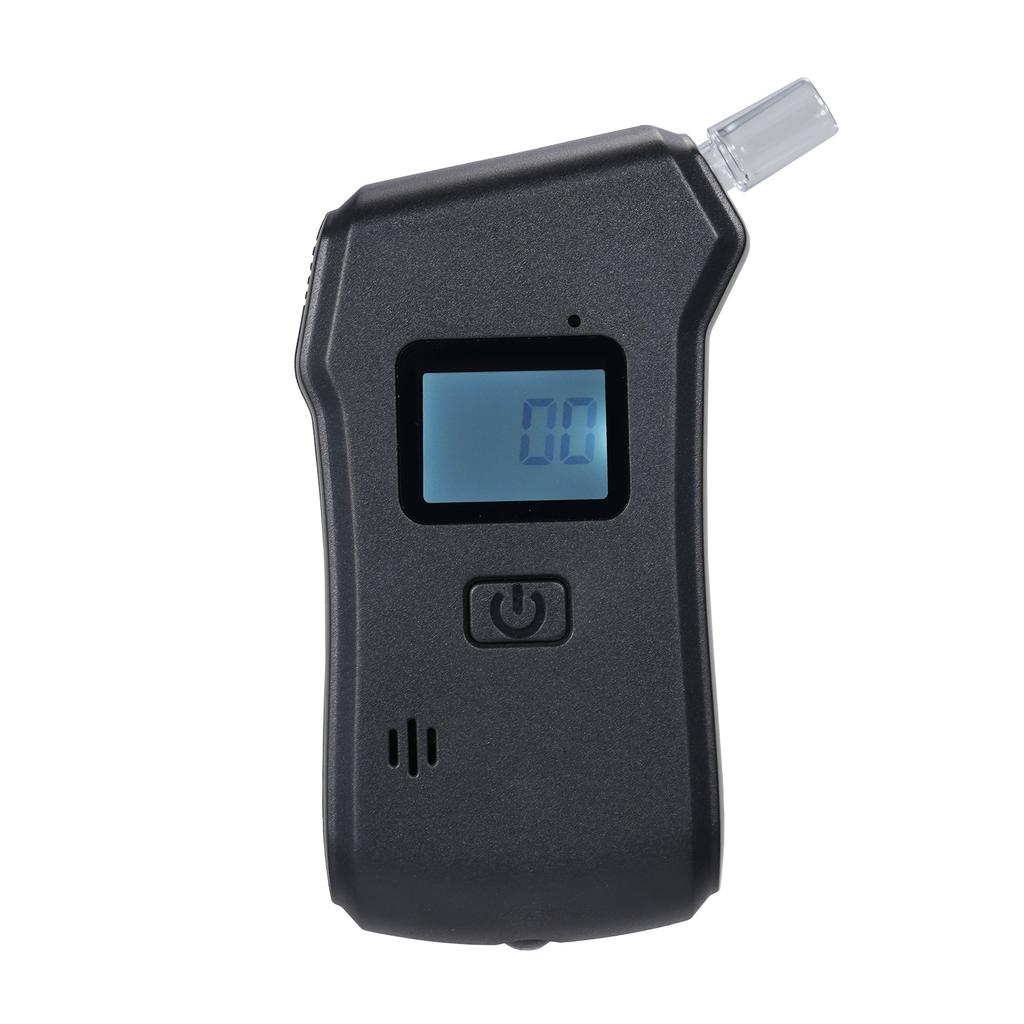 Breathalyzer Portable Alcohol Tester with LCD Display LED Emergency Light for for Home Business