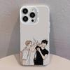 Cartoon BL 19 Days Comics  Phone Case For iPhone 17,16,13,12,11,15,14,Pro,Max,Plus,SE4,Air,Mini White IMD Matte