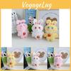 Adorable Strawberry Bunny Stuffed Plush Kids Toy With Keychain And Backpack Clip