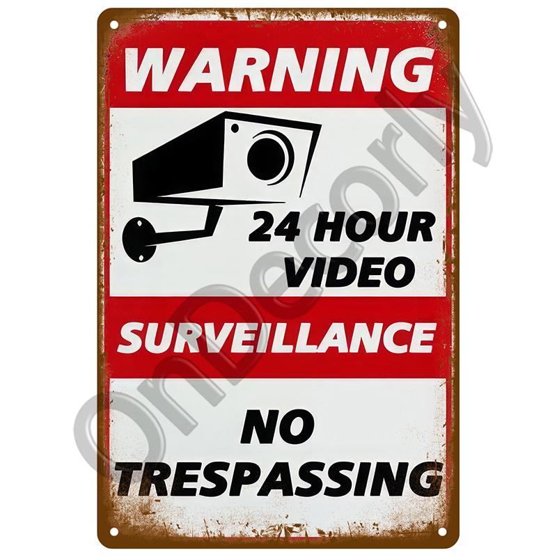 Beware Metal Signs Vintage Plaque Warning Danger Tin Signs Plate Home Wall Decor For Bar Club Man Cave Art Painting Poster Gift