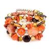 European & American Bohemian Multi-layer Agate Shell Elastic Bracelet for Women