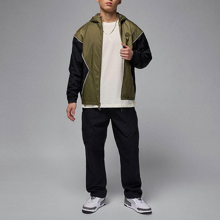 Jordan Flight Essentials Solid Color Crew Neck Versatile Short Sleeve T-Shirt Men Tops White IB7345-133