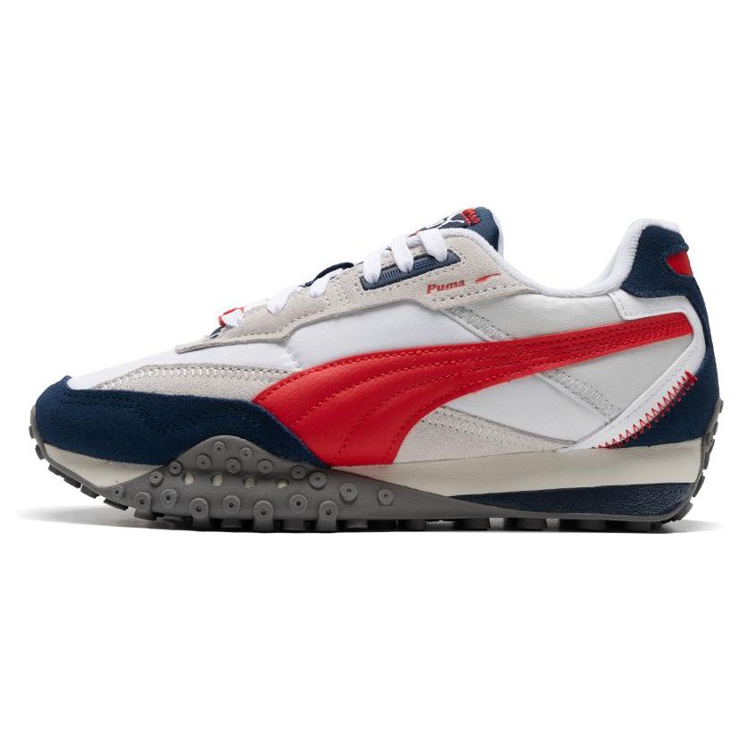 Puma Blacktop Rider Unisex White Gray Blue 392725-06 37