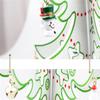 Christmas Wooden 3D Tree Ornament Festive Holiday Decor Tabletop Decoration Accessory Indoor Christmas Party Favor