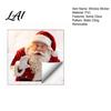 Holiday Static Stickers Santa Claus Window Sticker Removable Decal Waterproof Easy to Apply Festive PVC Decal for Home Living Room Bathroom Windows