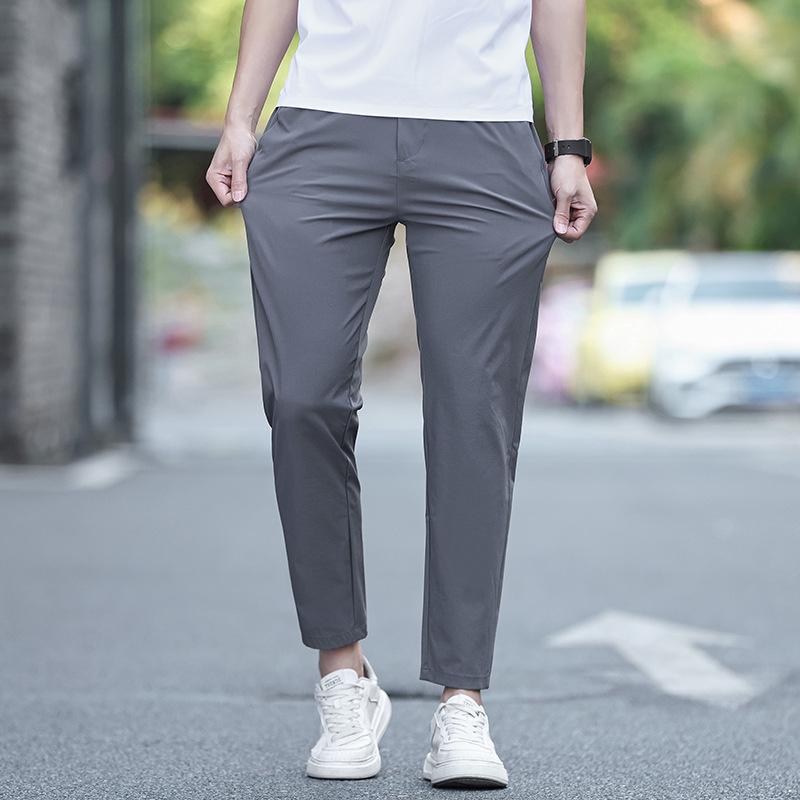 2023 Stilvolle, ultradünne Herren-Freizeithose aus Leinen-Baumwolle im Relaxed-Fit – atmungsaktiv und bequem