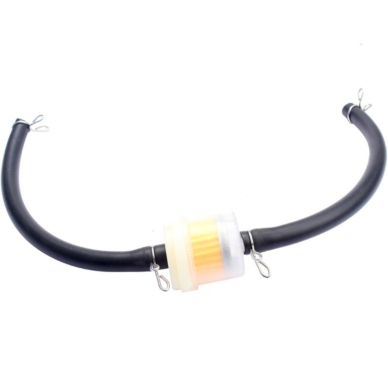 Gas Hose Line Fuel Filter for Mini Dirt Bike ATV Petrol Fuel Line Hose Gas Oil Pipe Tube Filter Replacement