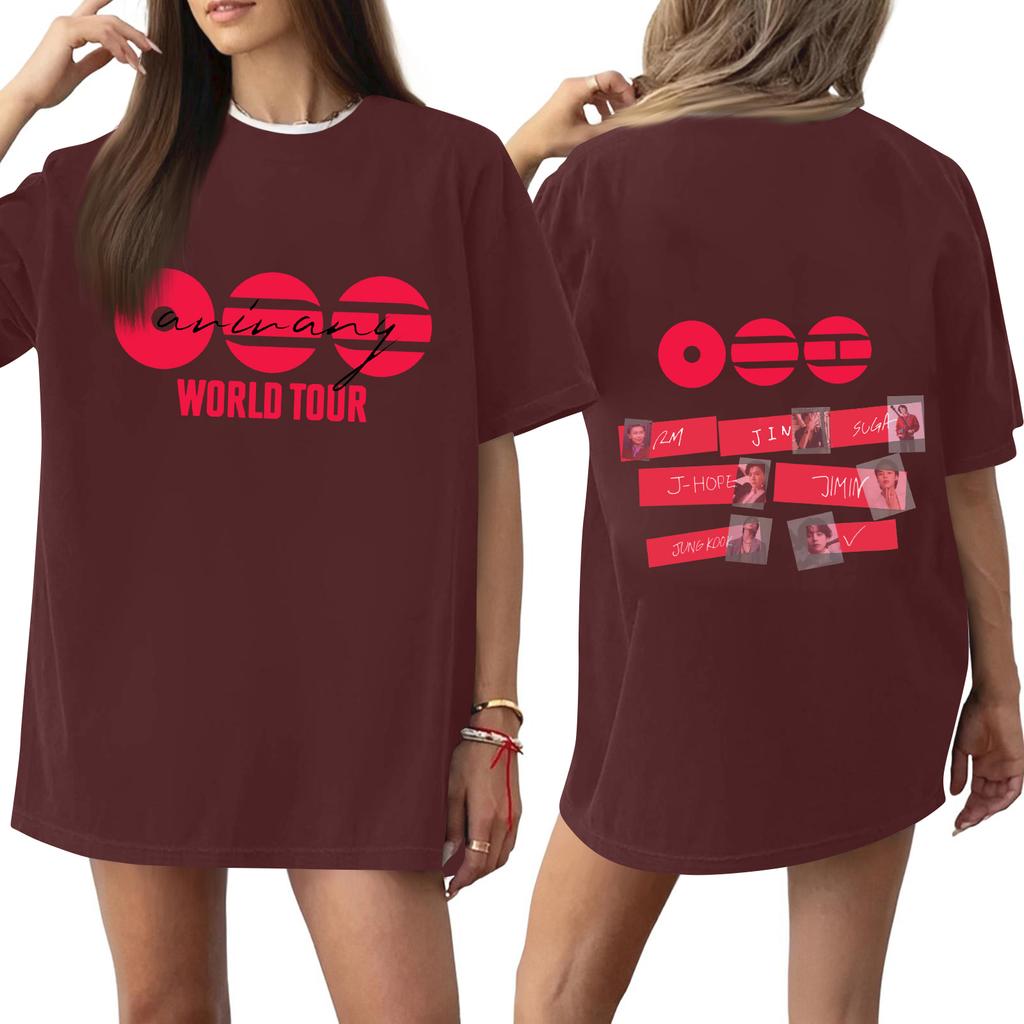 Women's Casual Letter Print Short-sleeved Top T-shirt