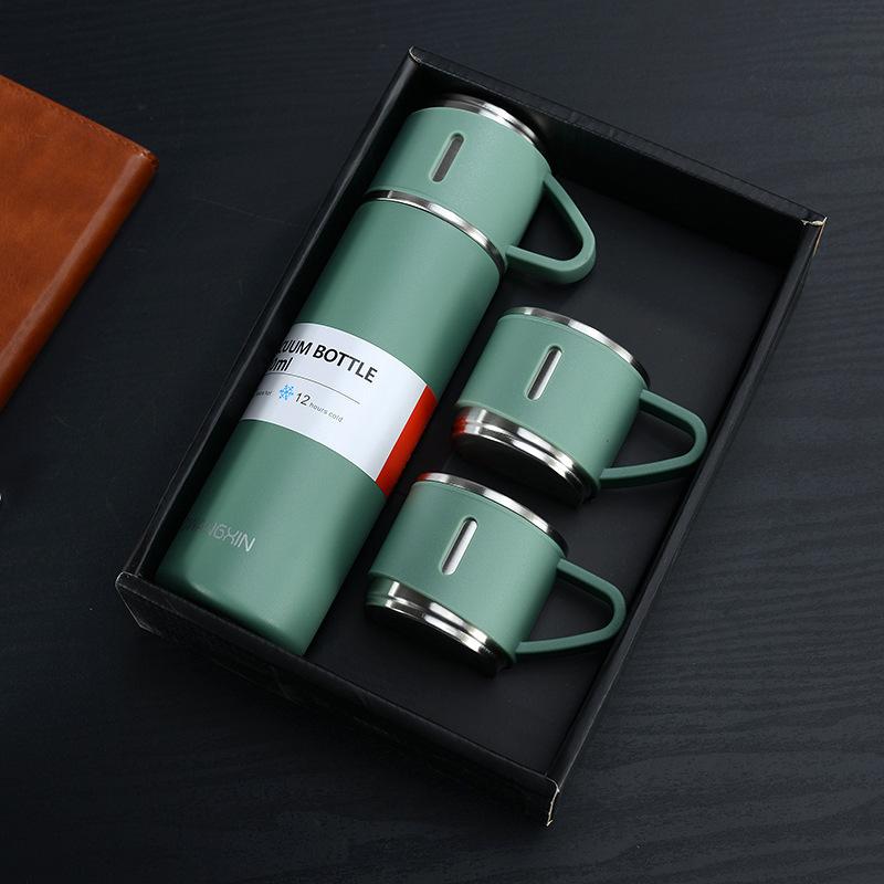 High-End Business Vacuum Cup Gift Gift Set 304 Stainless Steel Men's Car Portable Water Cup