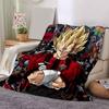 1pc Super Saiyan Stadium Flannel Blanket Soft Warm Throw Blanket for Bedroom Living Room Bed Travel Camping Picnic Gift. MT71501172