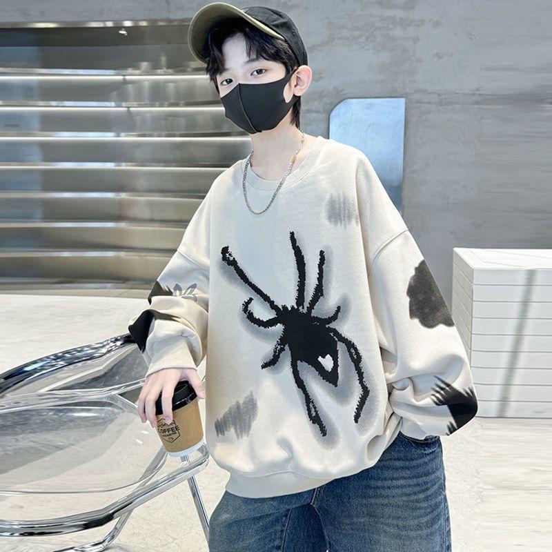 

Children s Clothing Boys Hoodie Cartoon Printed Top Boys Autumn Top 170