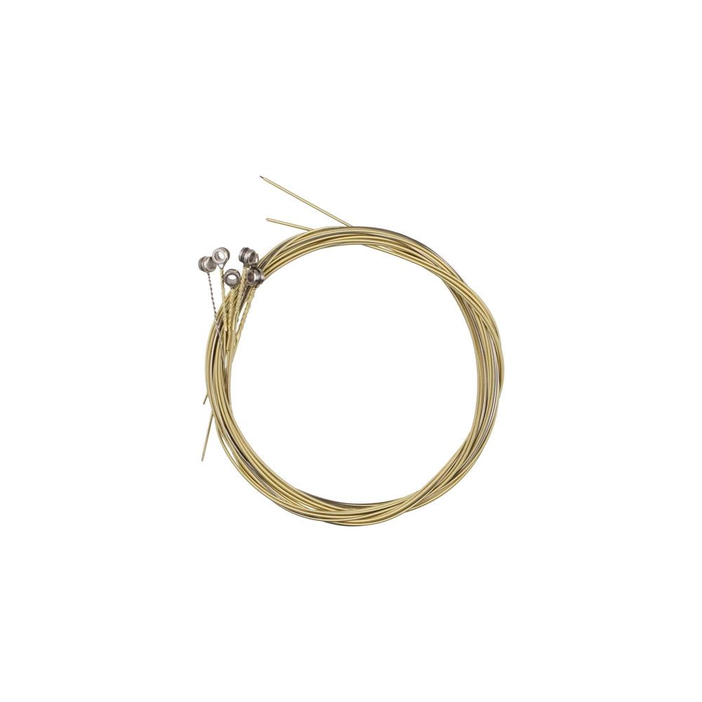 6 Strings Acoustic Guitar Strings Brass Red Copper Guitar Steel Strings Rainbow Colorful Anti Oxidation Coating жёлтый