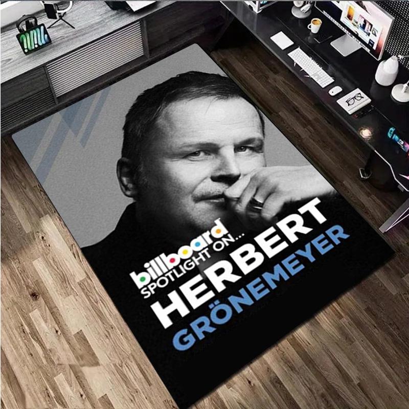 Herbert Gr?nemeyer Carpet Office Decorative Carpet For Living Room Bedroom Door Mat Floor Rug Computer Chair Area Rug perfect holiday gift