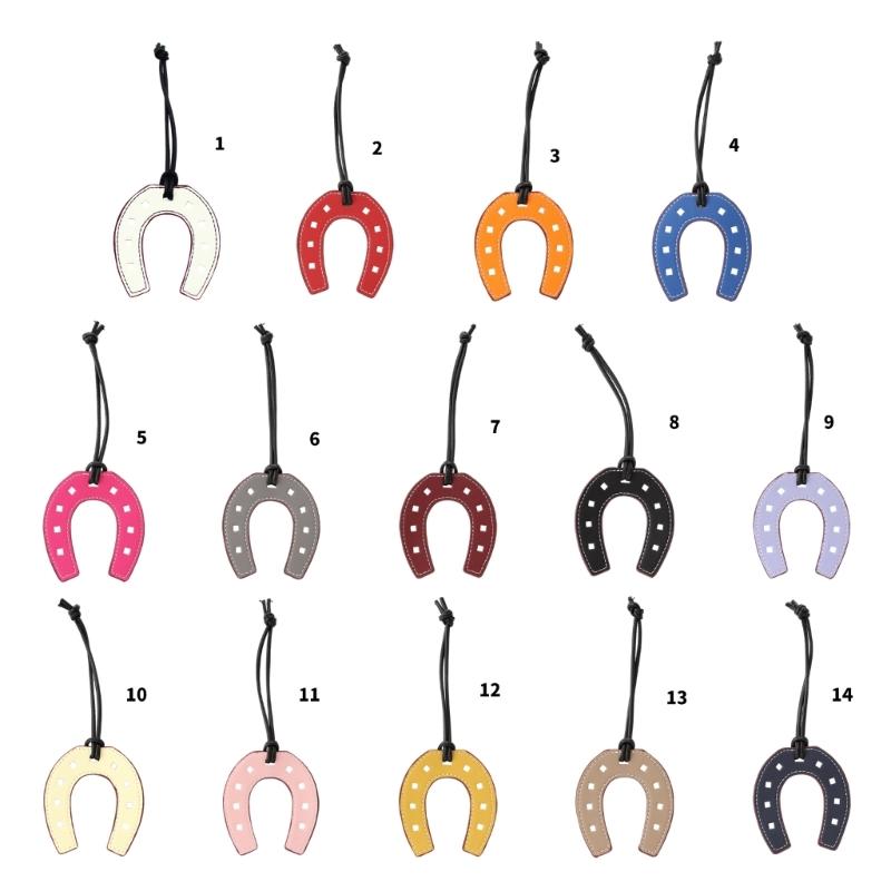 Horseshoe Bag Charm Pendant Aesthetic Purse Charms Aesthetic Keychains Keyring for Women Backpack Purse Handbag Decors